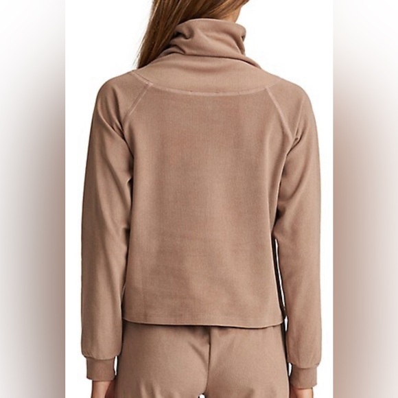 Shabby Chic Kate Mock Neck Pullover, Latte, sz L - Picture 2 of 11